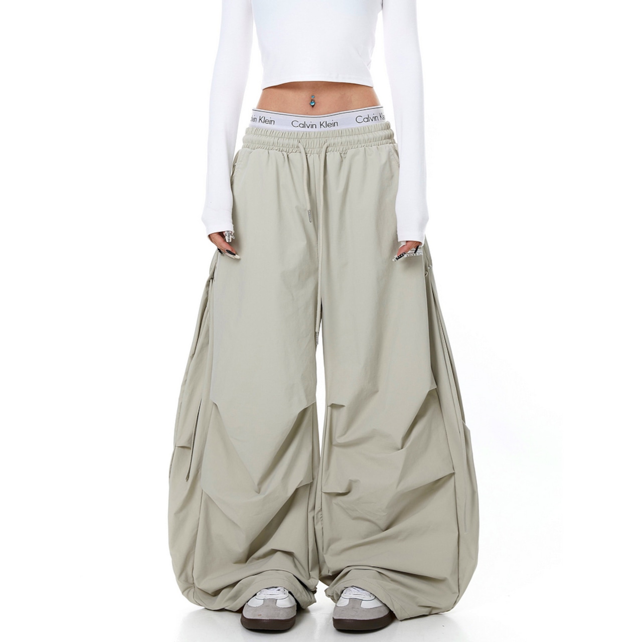 ストリート 速乾性ナイロンスポーツパンツ P379