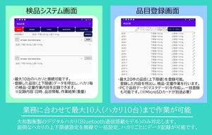 検品定量システム + UDS-600-WP （防水はかりセット）