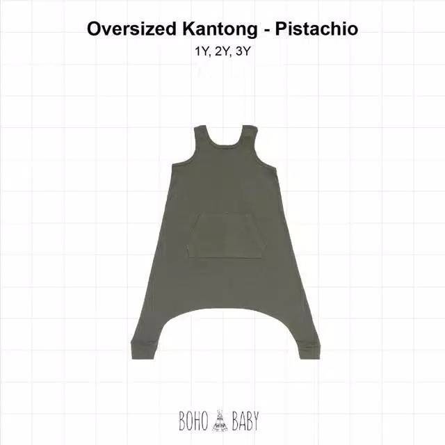 Bohobaby/Over sized kantong 2Y/オーバーサイズジャンプスーツUnisex 2歳