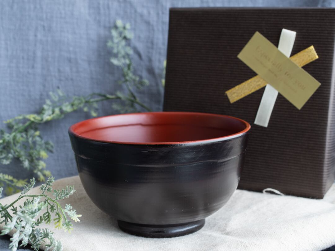 布着せ汁椀 内朱 | わたなべ木工芸WEB SHOP