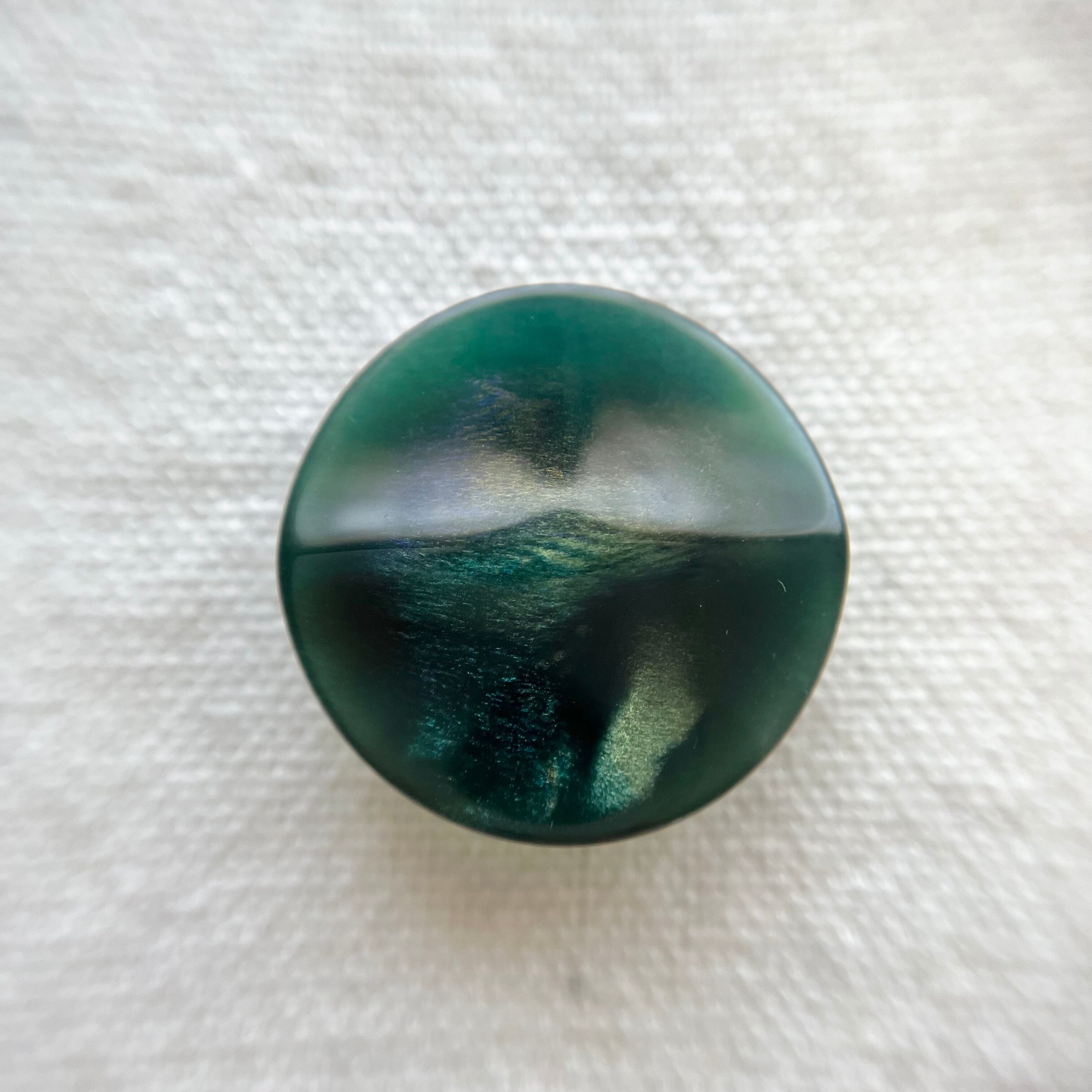 偏光ディープグリーンミックスマーブル 23㎜