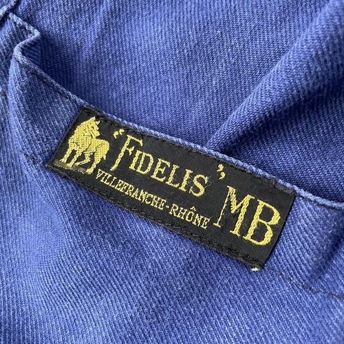 40-50s FIDELIS MB Vポケット フレンチワークジャケット 詳細写真2