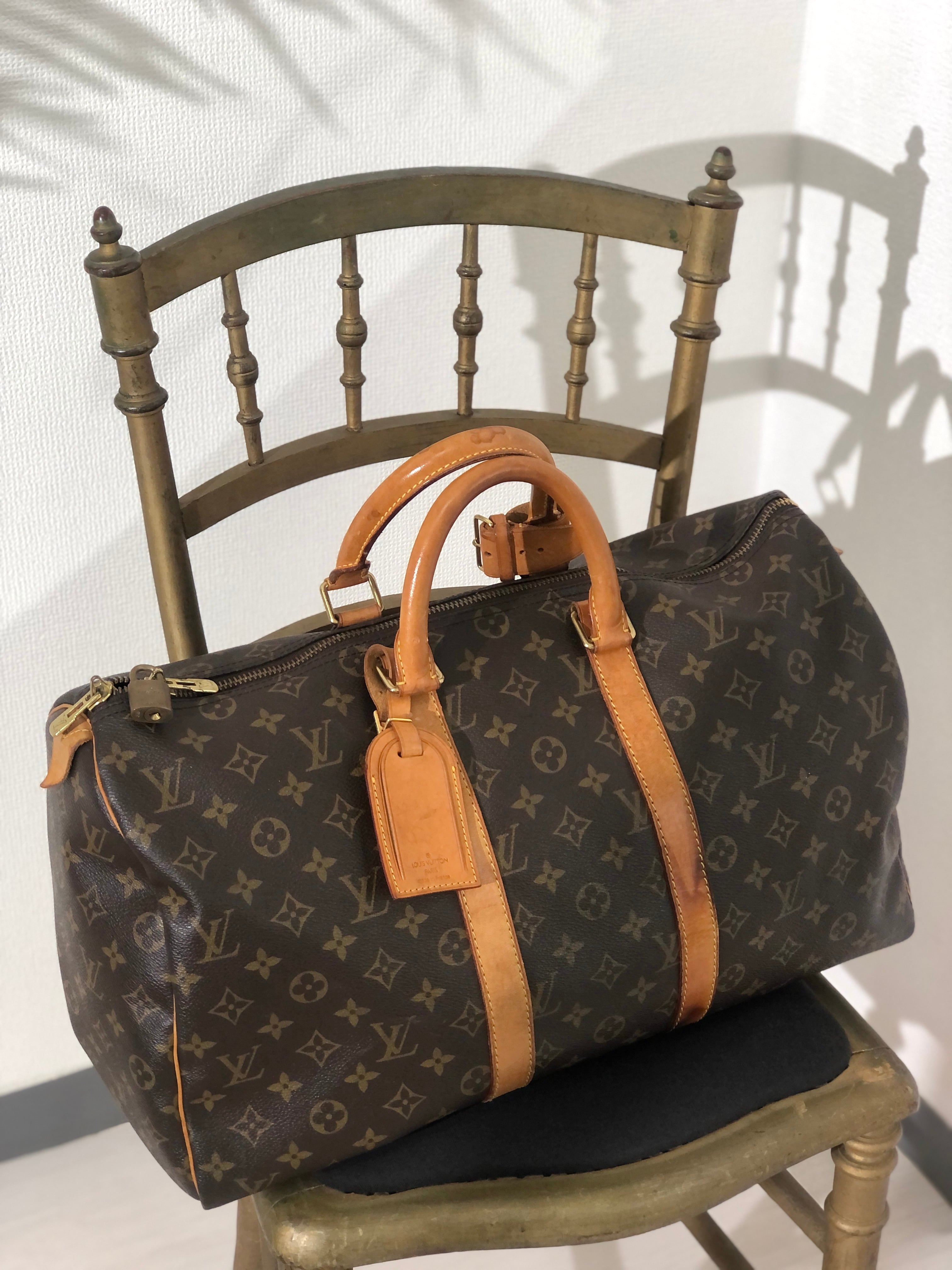 ルイヴィトン LOUIS VUITTON キーポル45 ボストンバッグ ハンドバッグ モノグラム M41428 62285