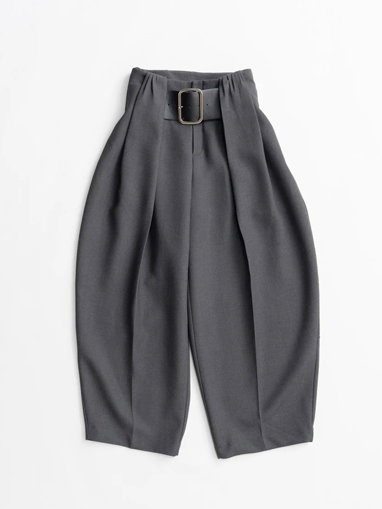【26AW | WOMEN】PRANK PROJECT プランクプロジェクト / パンツ / High-Waist Belted Tuck Pants  31261465103 - 2