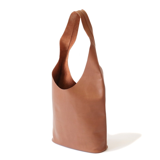 AN・G・EL／COW SHOPPER BAG（BROWN）