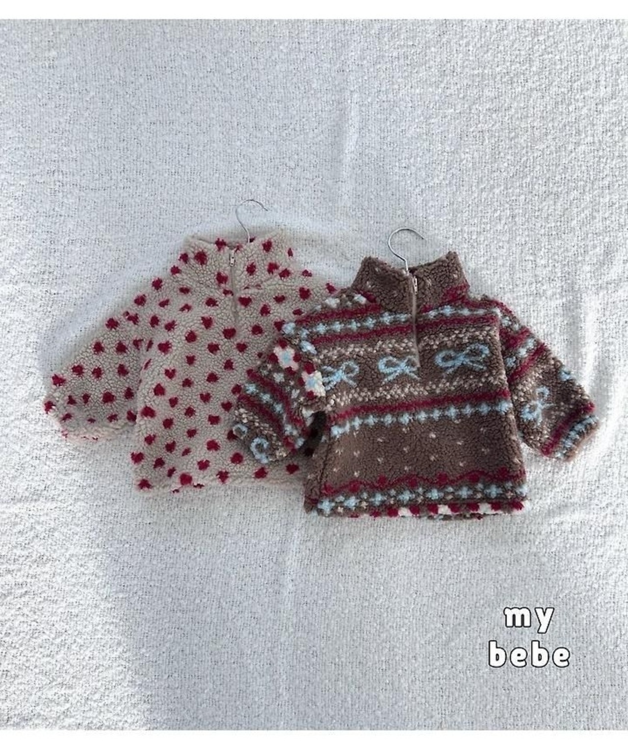 韓国子供服 / 26winter / my bebe / ボアアノラック / キッズ / 冬服 *XS~XL*
