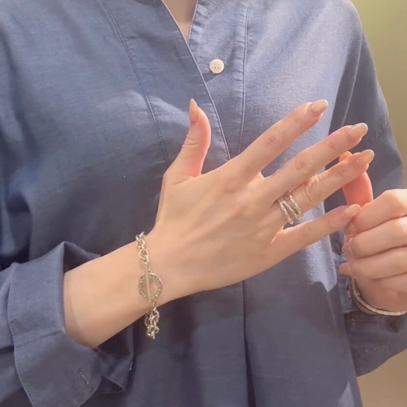 TIFFANY&CO】2445 TIFFANY&CO. NEW YORK ティファニー トグルブレス