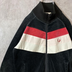 FRED PERRY velour track jacket size M 配送A