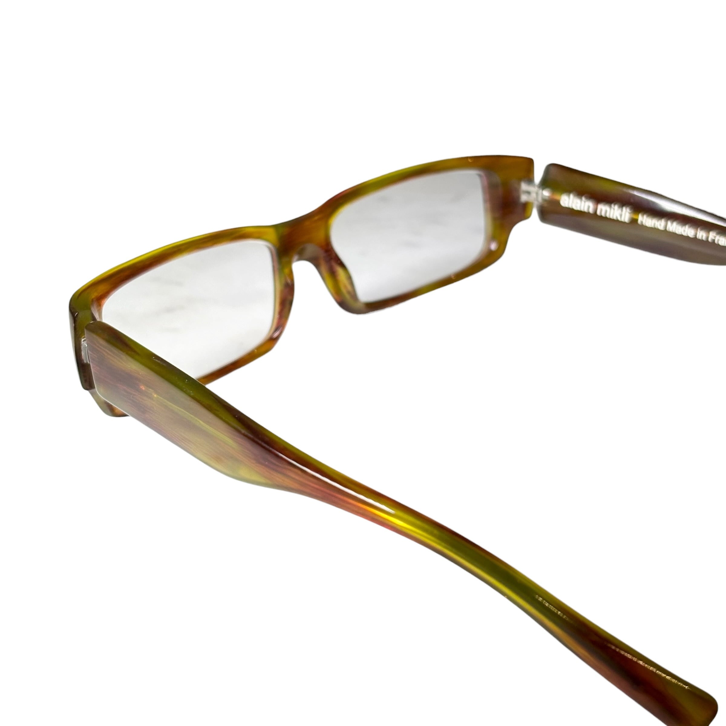 ALAIN MIKLI tortoiseshell pattern frame glasses | NOIR ONLINE