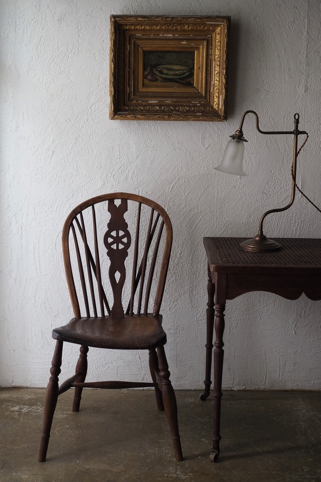 アンティークウィンザーチェア-antique elm Windsor chair