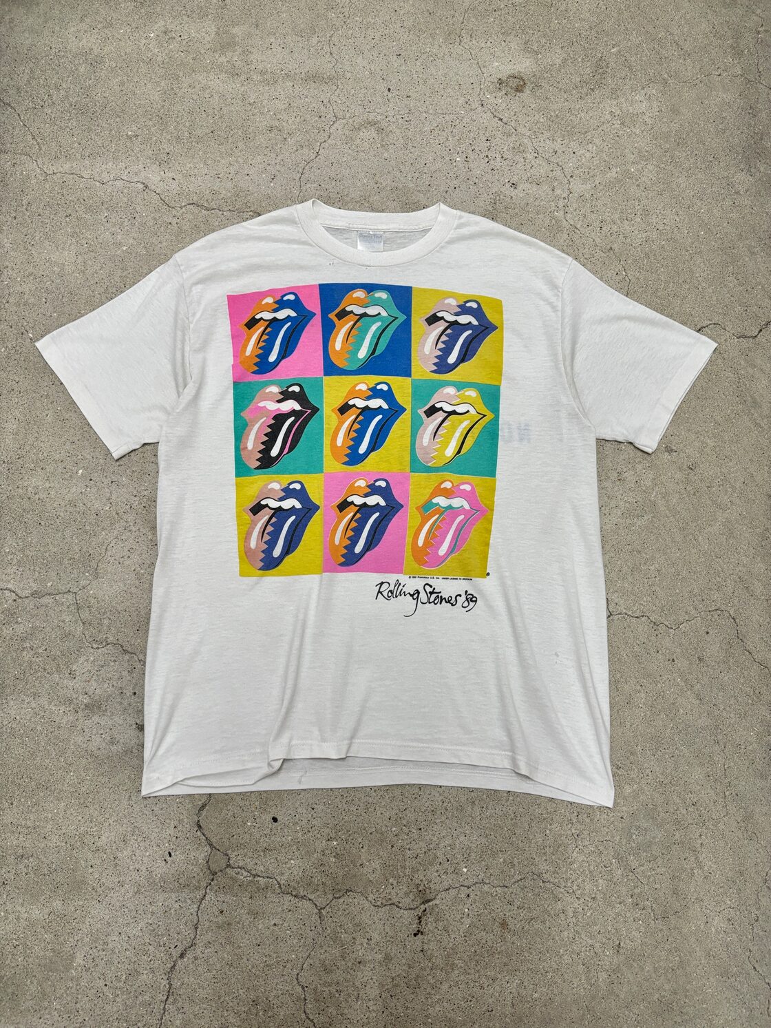 80～90s Rolling Stones/THE NORTH AMERICAN TOUR 1989 print Tee/USA 