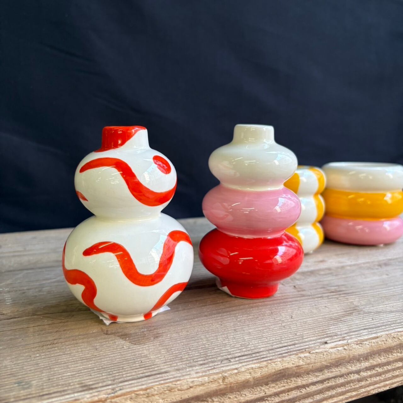 20%OFF】 QUE RICO（ケ・リコ）ミニフラワーベース（R/W） | UN DEUX