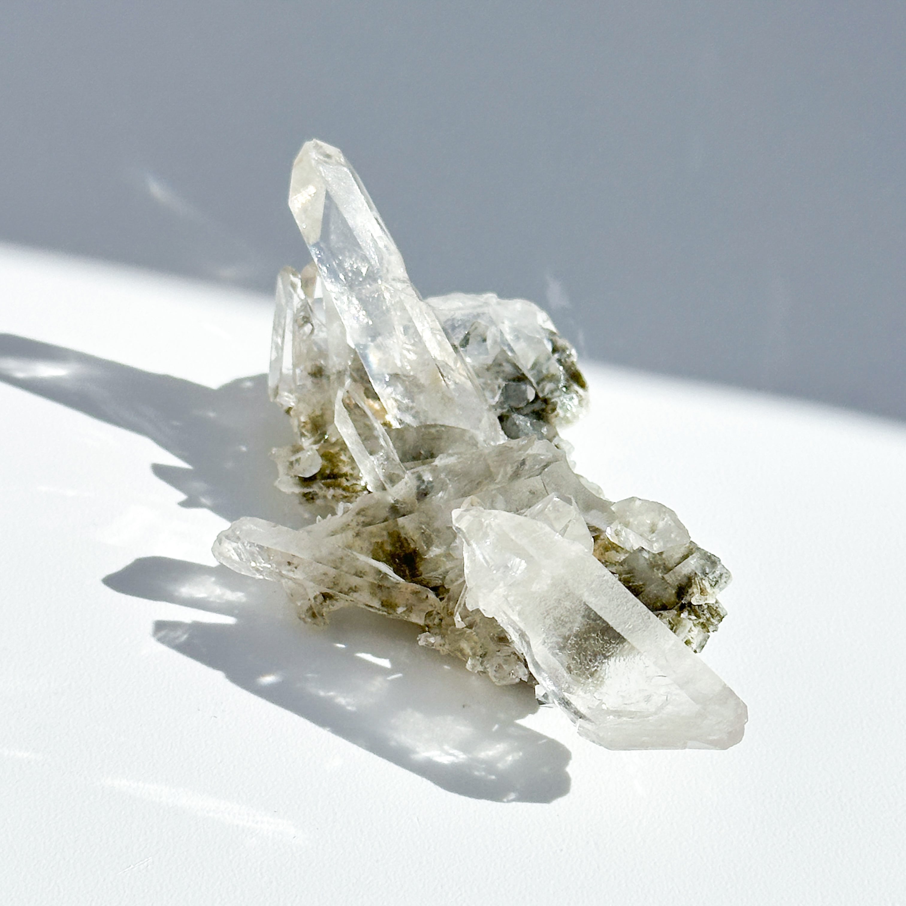ゼッカ産クローライトインクリアクォーツ52◇ Chlorite in Clear Quartz ◇天然石・鉱物・パワーストーン