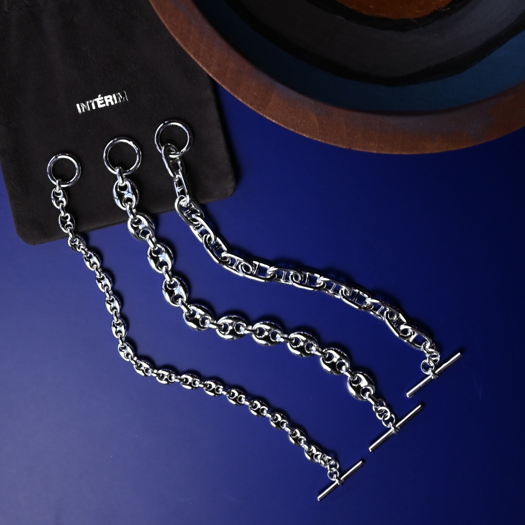 INTERIM / ANCHOR CHAIN T-BAR BRACELET ITALIAN SILVER 925 GRAND | GANKO