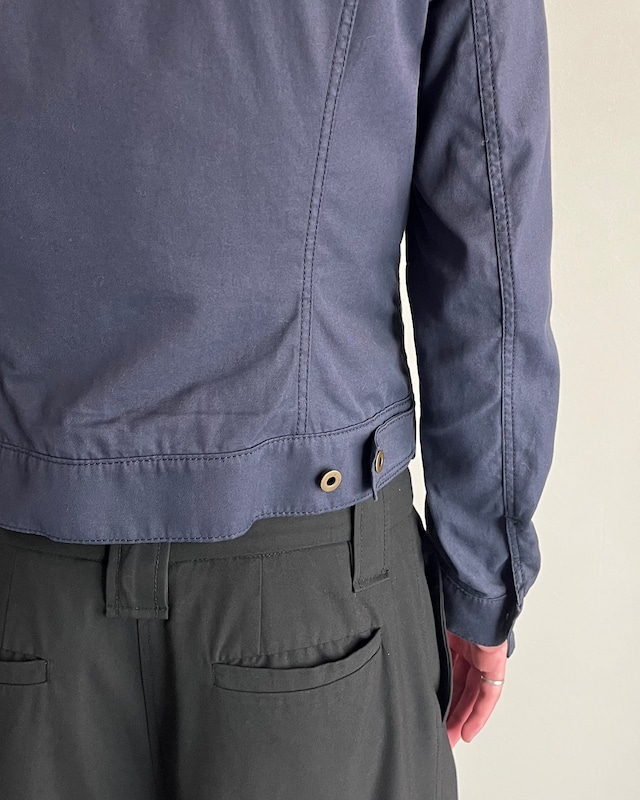 【00's MIUMIU】leather switching trucker jacket