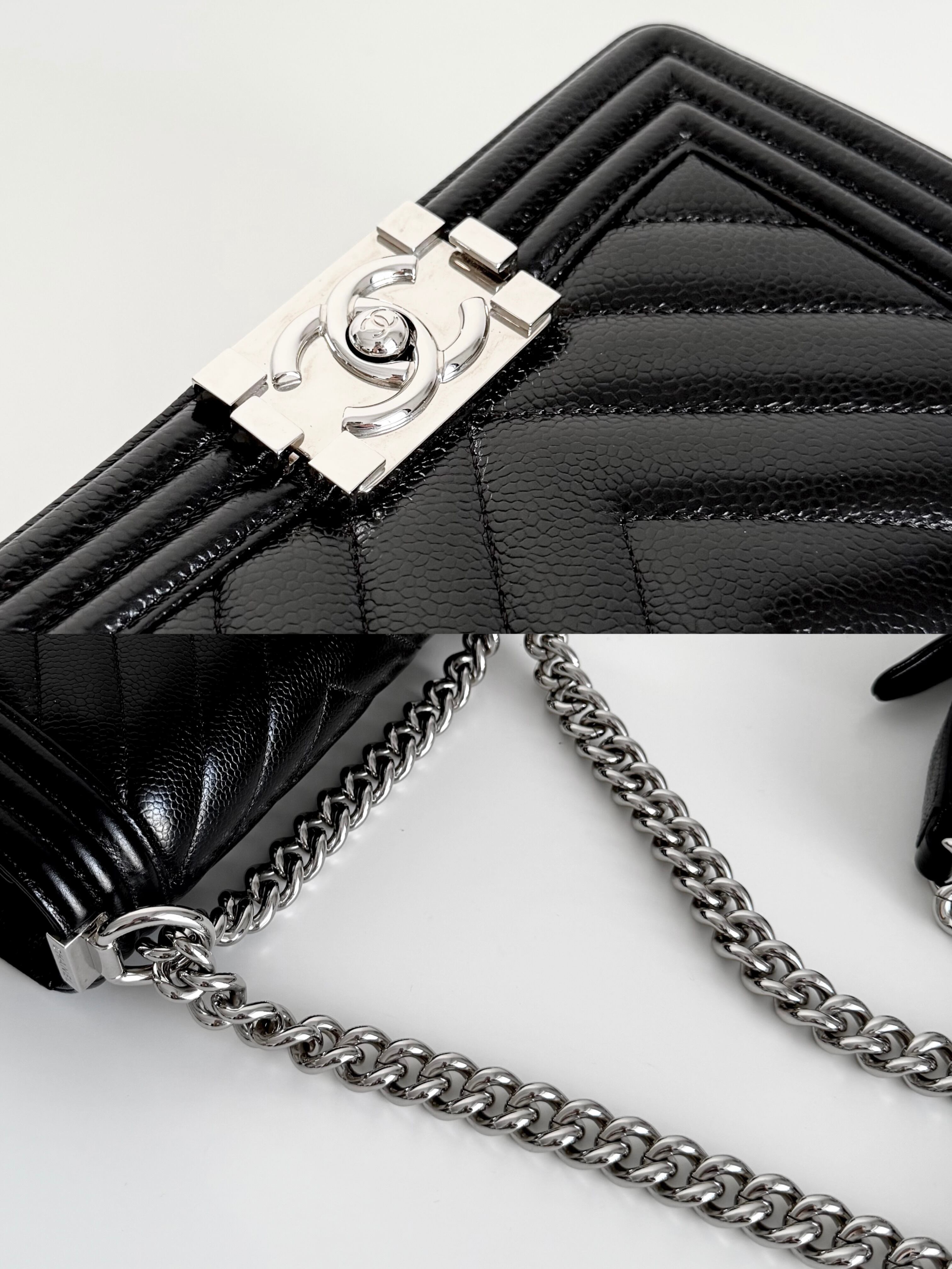 極美品】シャネル ボーイシャネル BOY CHANEL 20 スモール ブラック