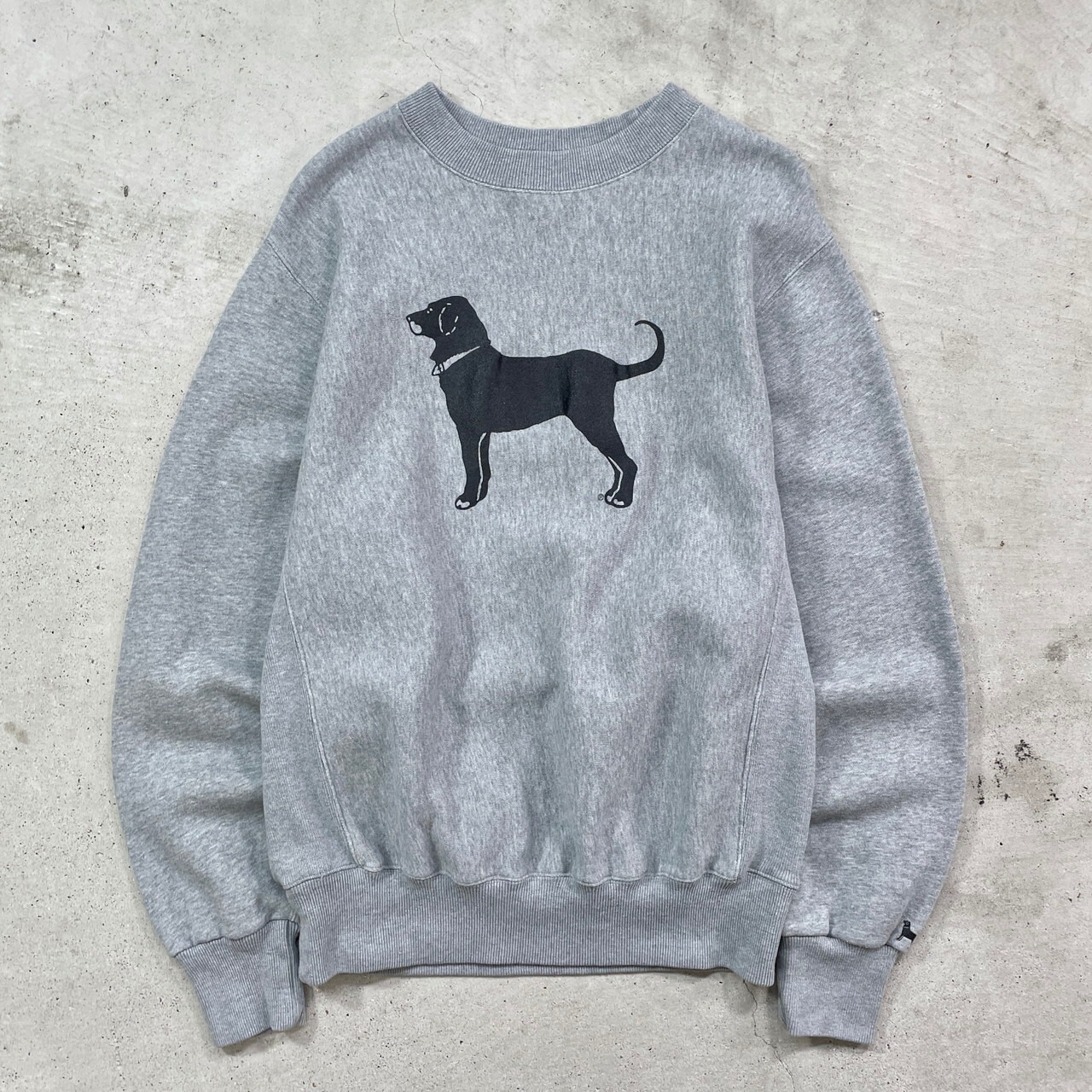 00年代 The Black Dog ブラックドッグ スウェットシャツ リバース 