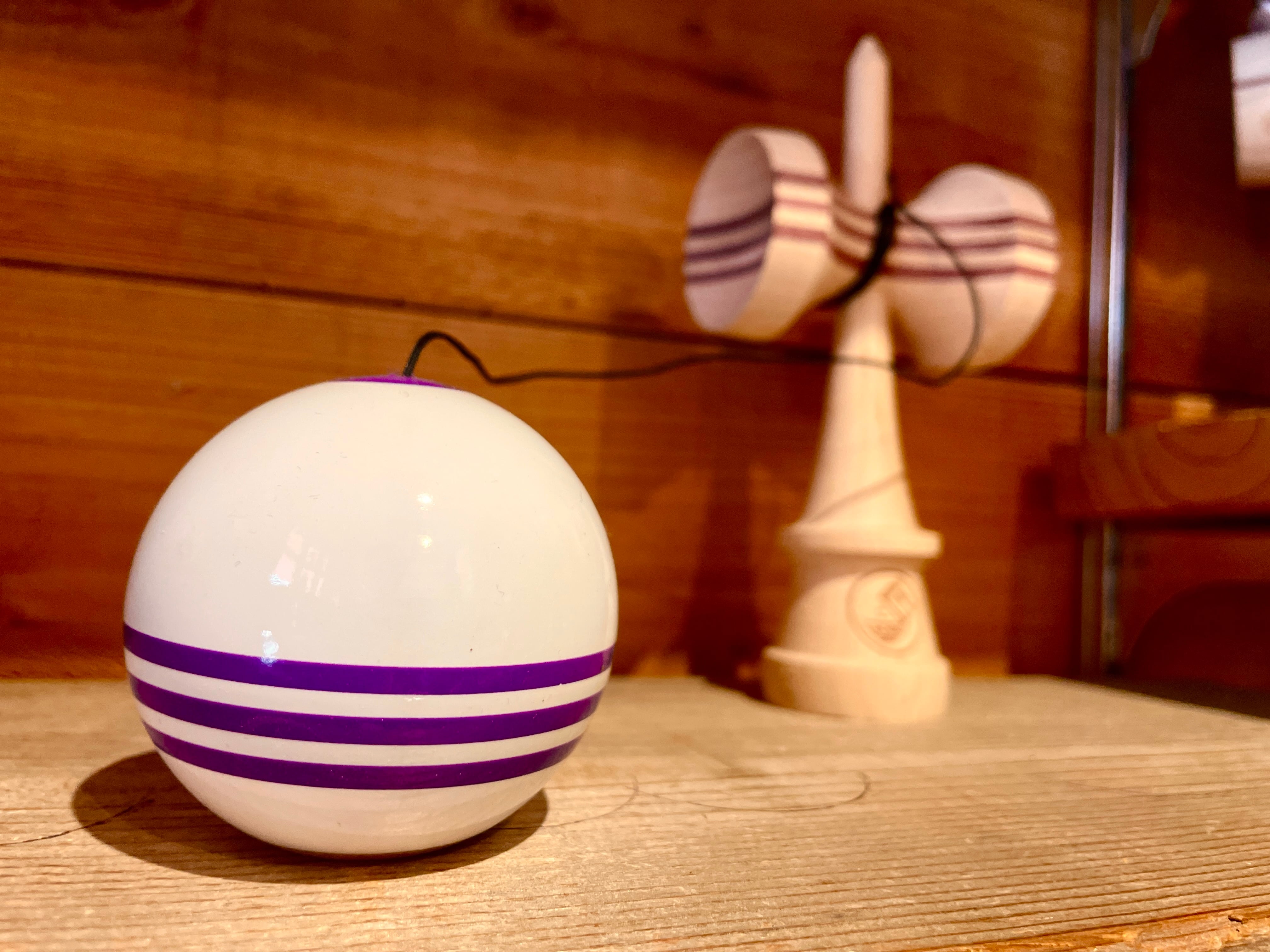 Cereal kendama KWC PURPLE Hybrid 2o4 Shape けん玉 | MERSYS