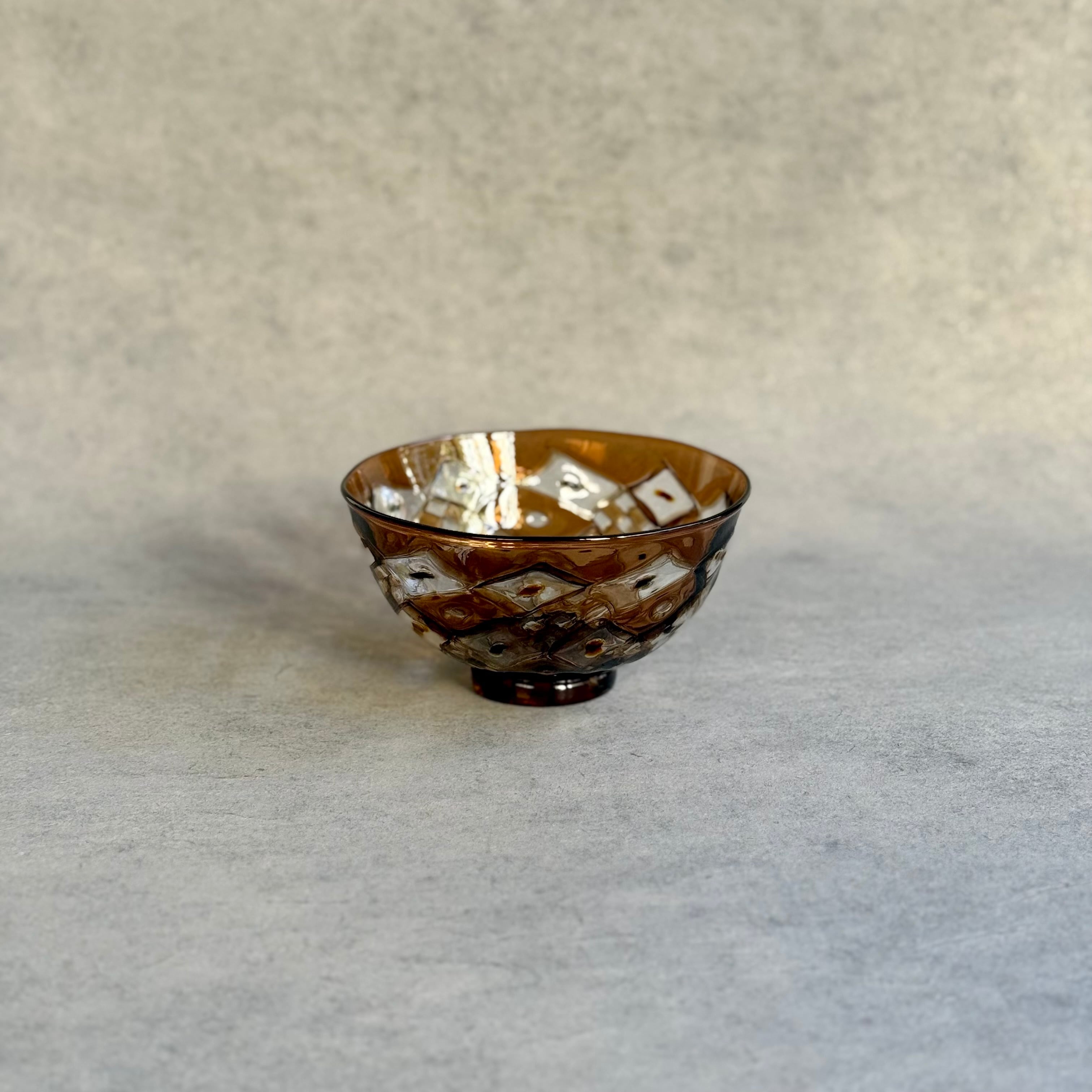 みずのみさ モザイク碗 茶