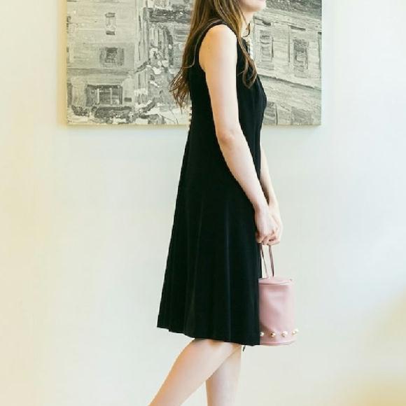 ポンヌフ／日本製 定価3.7万円 ジレワンピース ロングジレ ネイビー