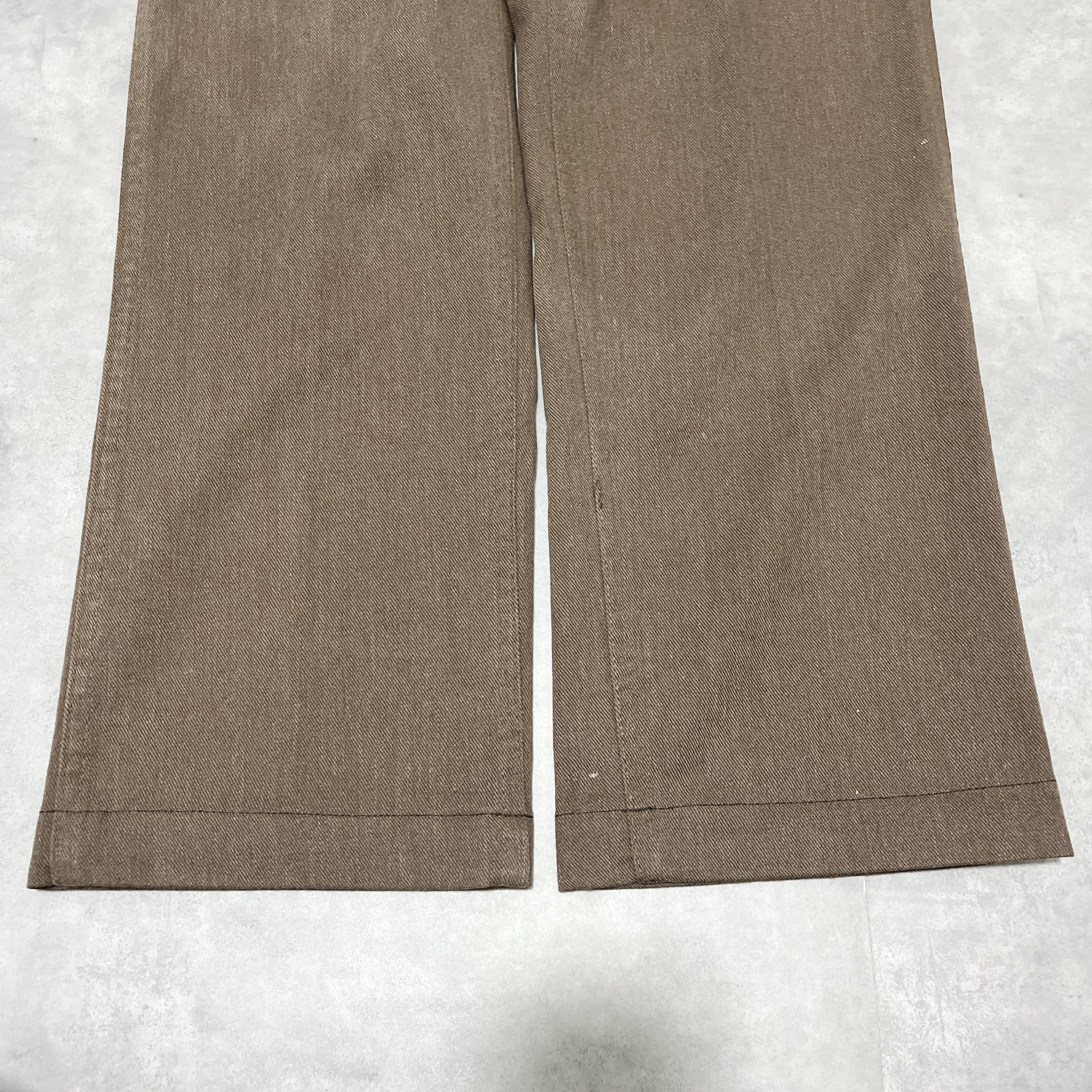 60s 70s Lee フリスコパンツ USA製 frisko | Black Turquoise vintage