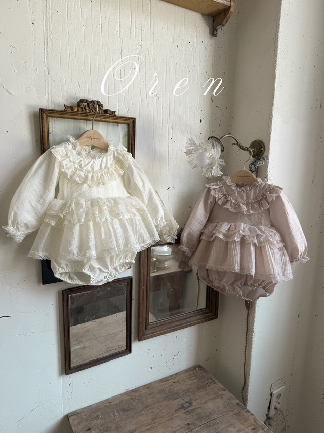 【即納】<OREN>  Blooming rose pearl suit