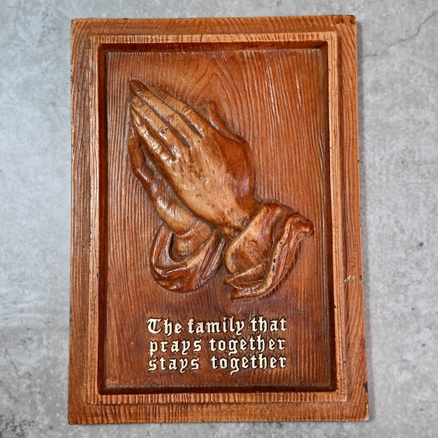 [M1664] Vintage 1960's Praying Hands ウォールデコ MULTI PRODUCTS