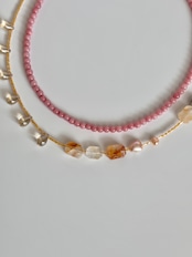Dyed Jade Choker Necklace［BZN39-PK］