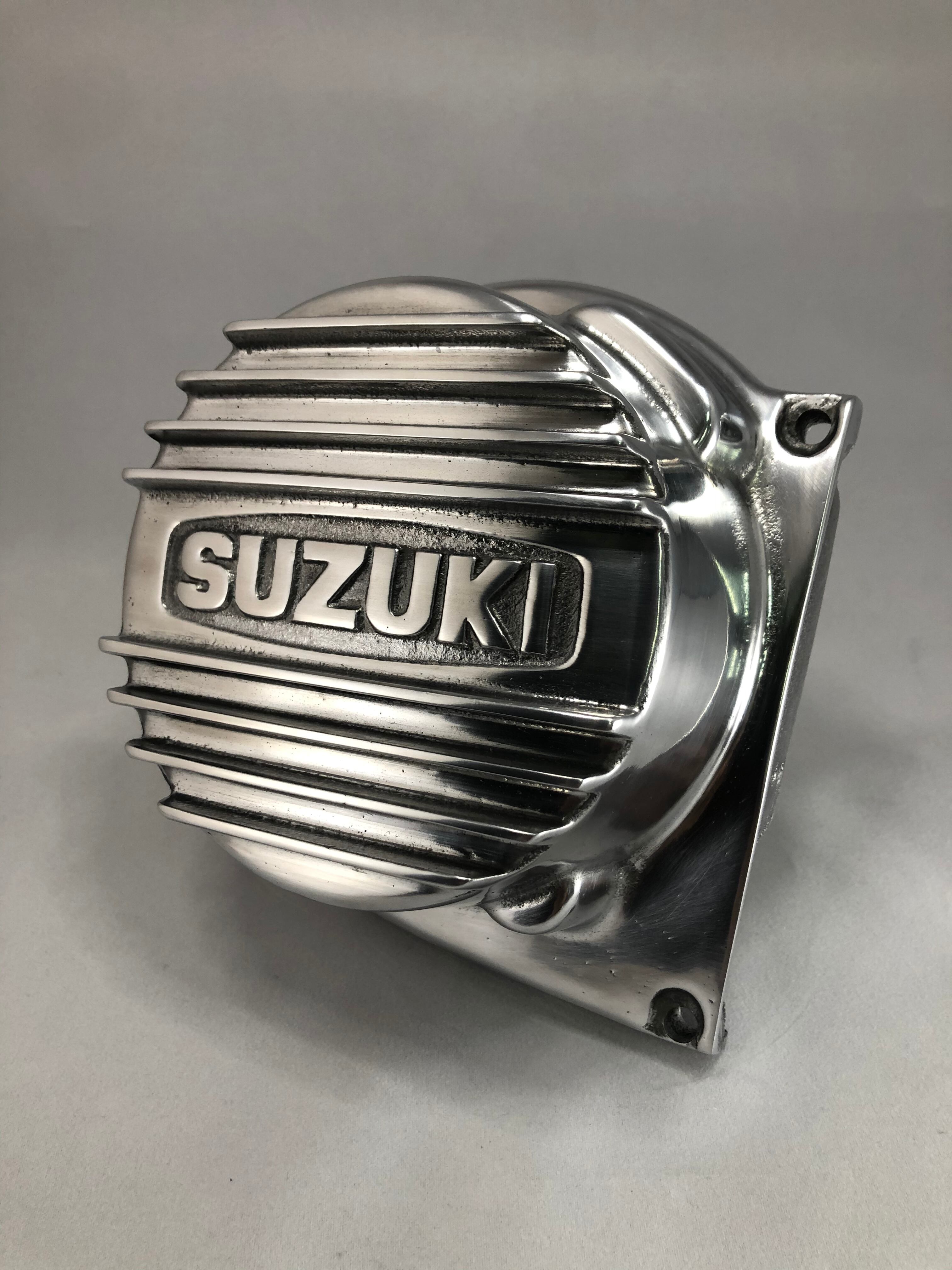 SUZUKI GT380 ダイナモカバー スプロケカバー メッキ SUZUKI GT380