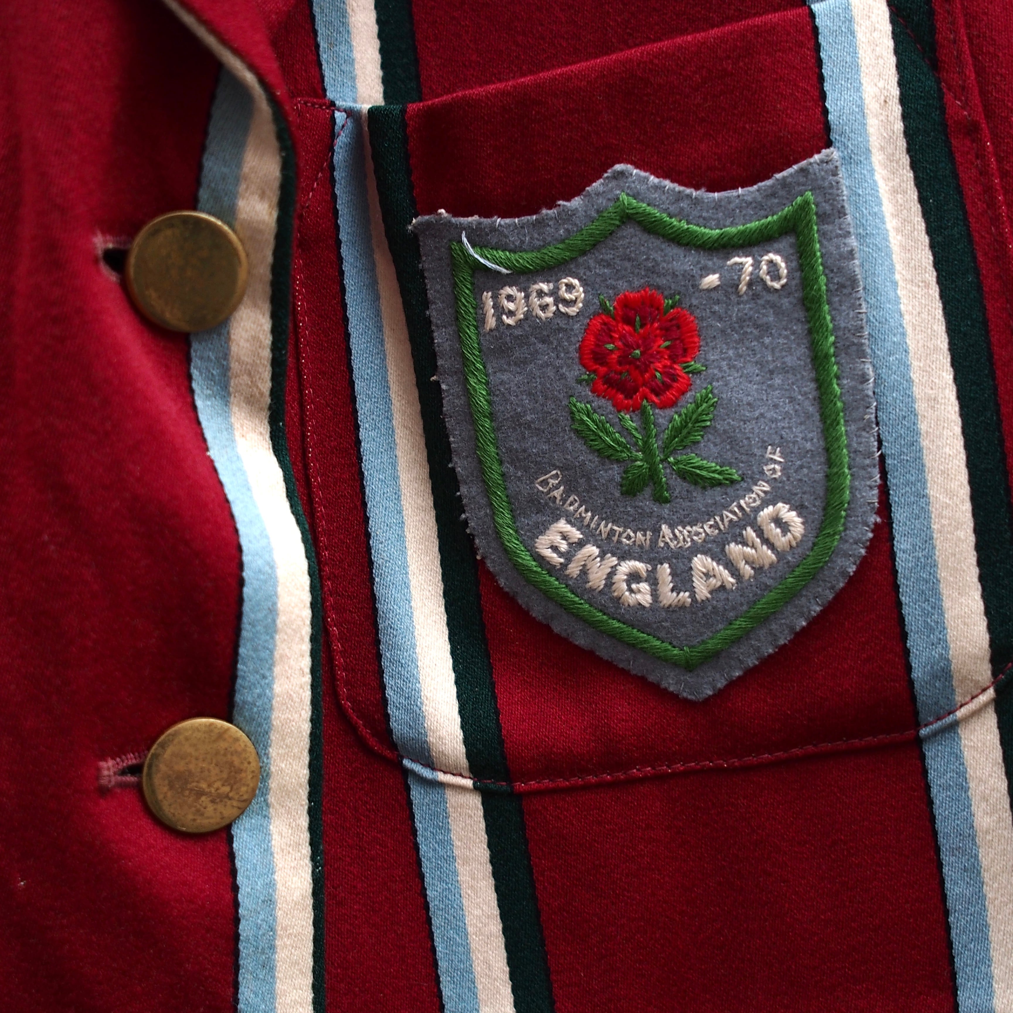 UK 1960’s Vintage School Jacket イギリス ビンテージ スクールジャケット ストライプ
