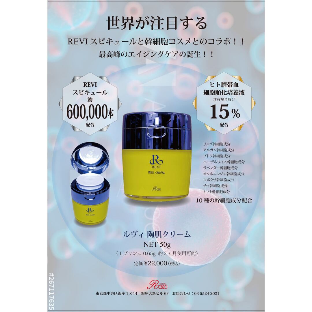 ルヴィ 陶肌クリーム REVI（ルヴィ） 陶肌クリーム 50g スピキュール