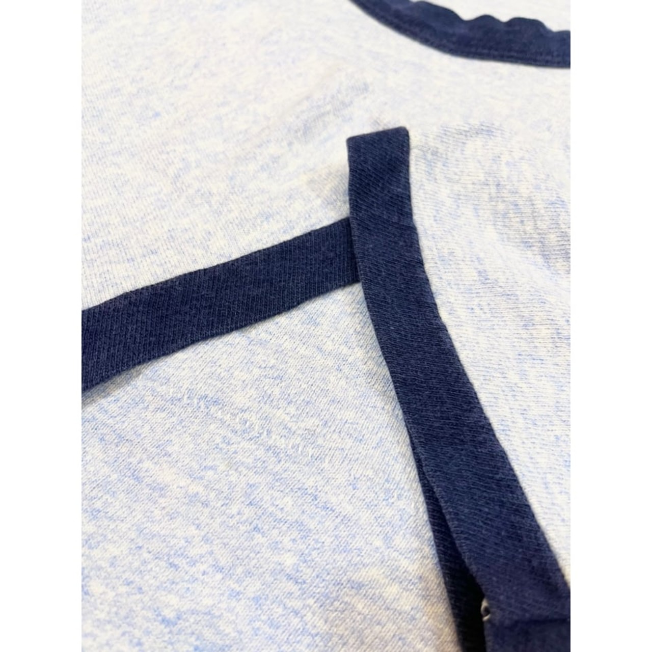 60s Champion "WATER PRINT" Ringer Tee MADE IN USA  Size L_1