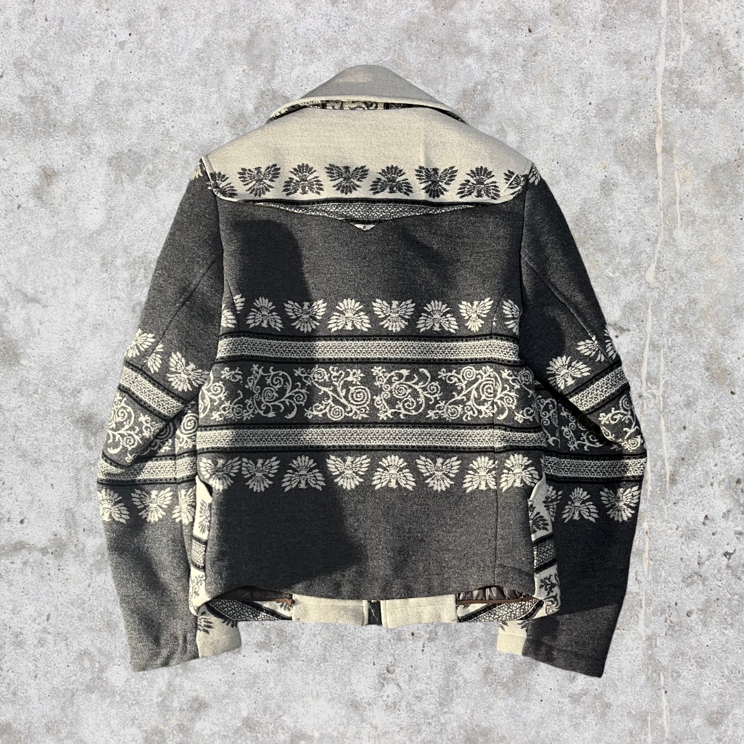 PHENOMENON BEYOND DESCRIPTION geometric wool jacket M | Pay ID PHENOMENON BEYOND DESCRIPTION geometric wool jacket M | Pay ID