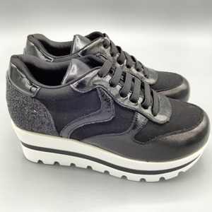 配色厚底スニーカー