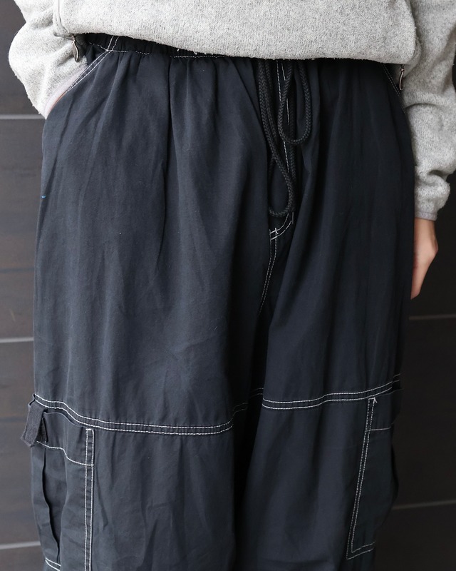 stitched cargo pants