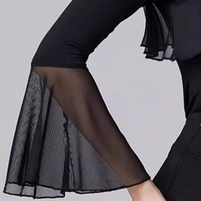 フリル ロングスリーブ ベルスリーブ カットソー　ds1489