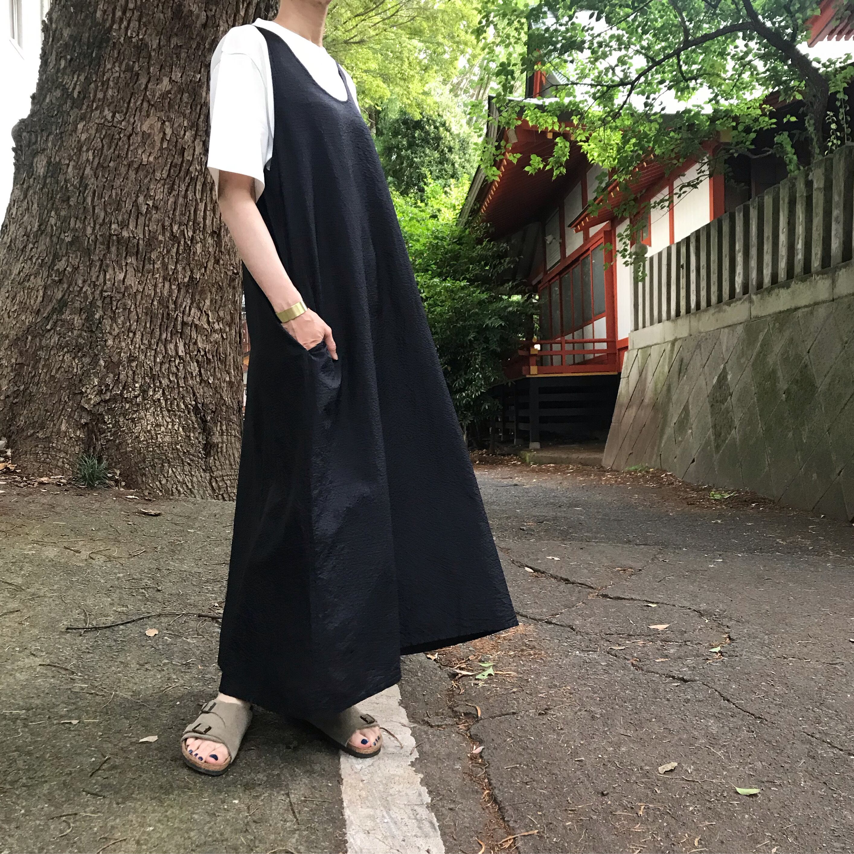 COMOLI ウォッシュドシルク ノースリーブ 3 COMOLI ウォッシュドシルクノースリーブ