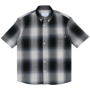 WHIMSY / SHADOW PLAID SHIRT / BLACK