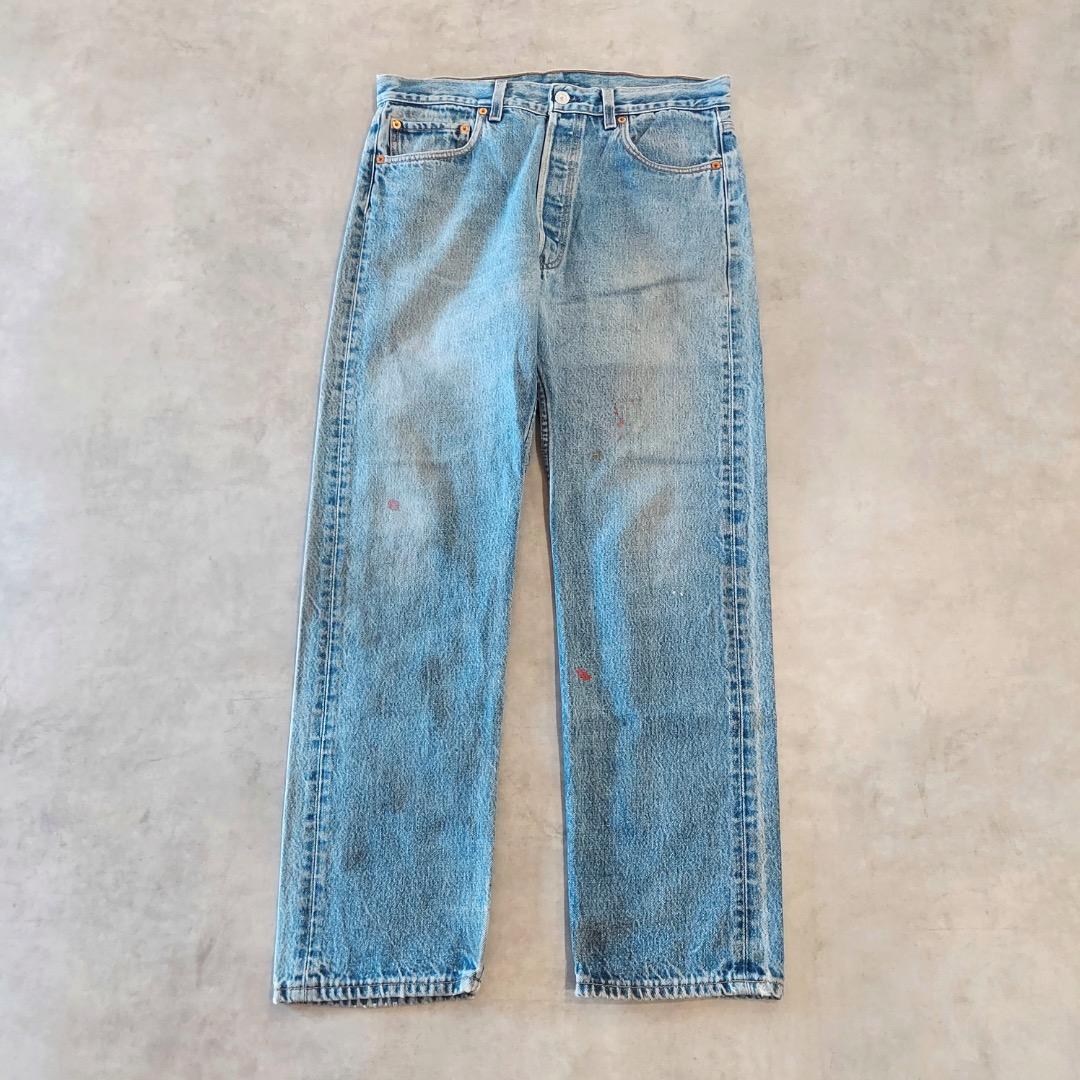 リーバイス501 Levis W35 デニム 青 USA製 90s 18552