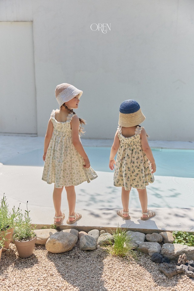 【6/11〆予約】<OREN>  Rosy terrige dress
