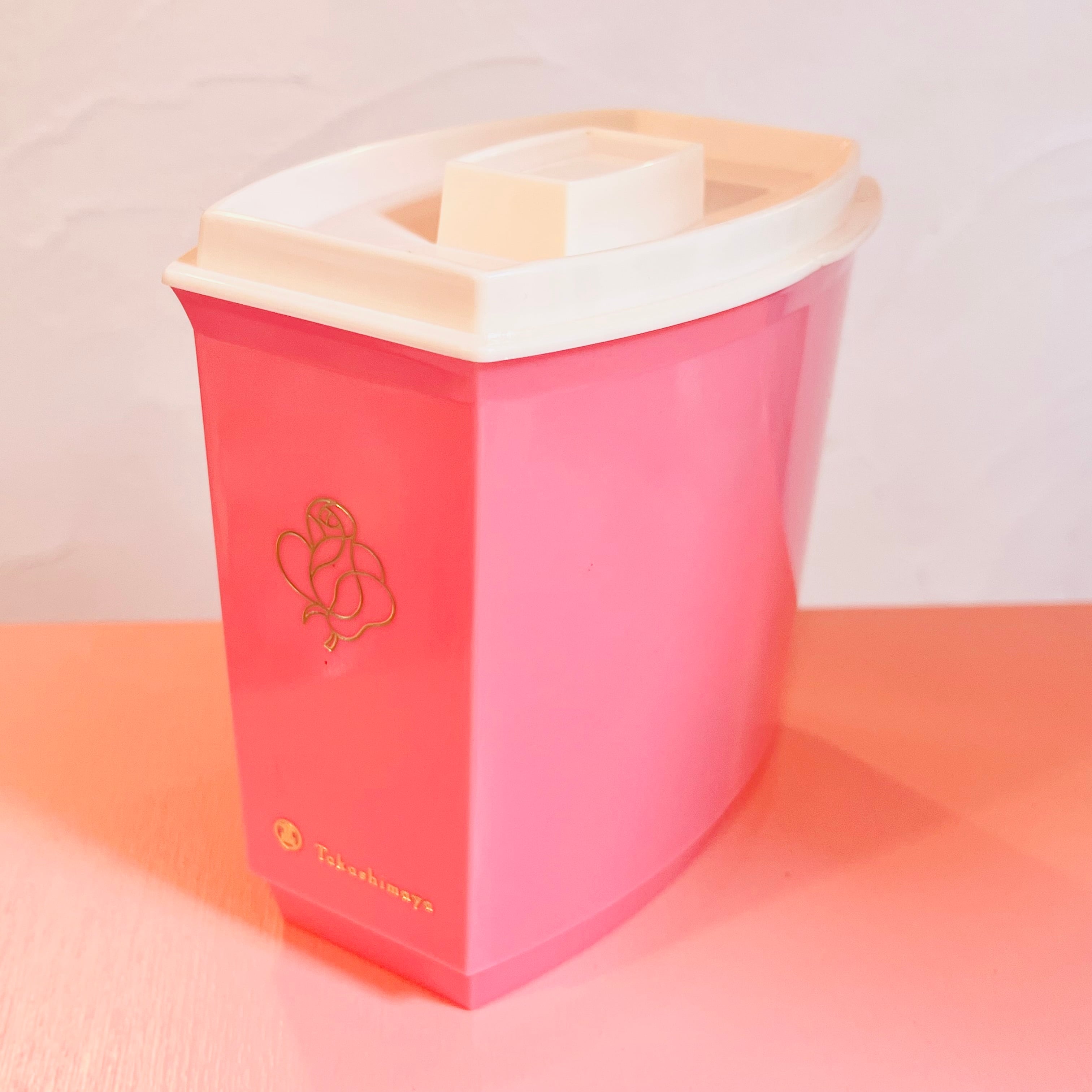 プラスチックケース 高島屋 昭和レトロ ピンク | 春眠雑貨店