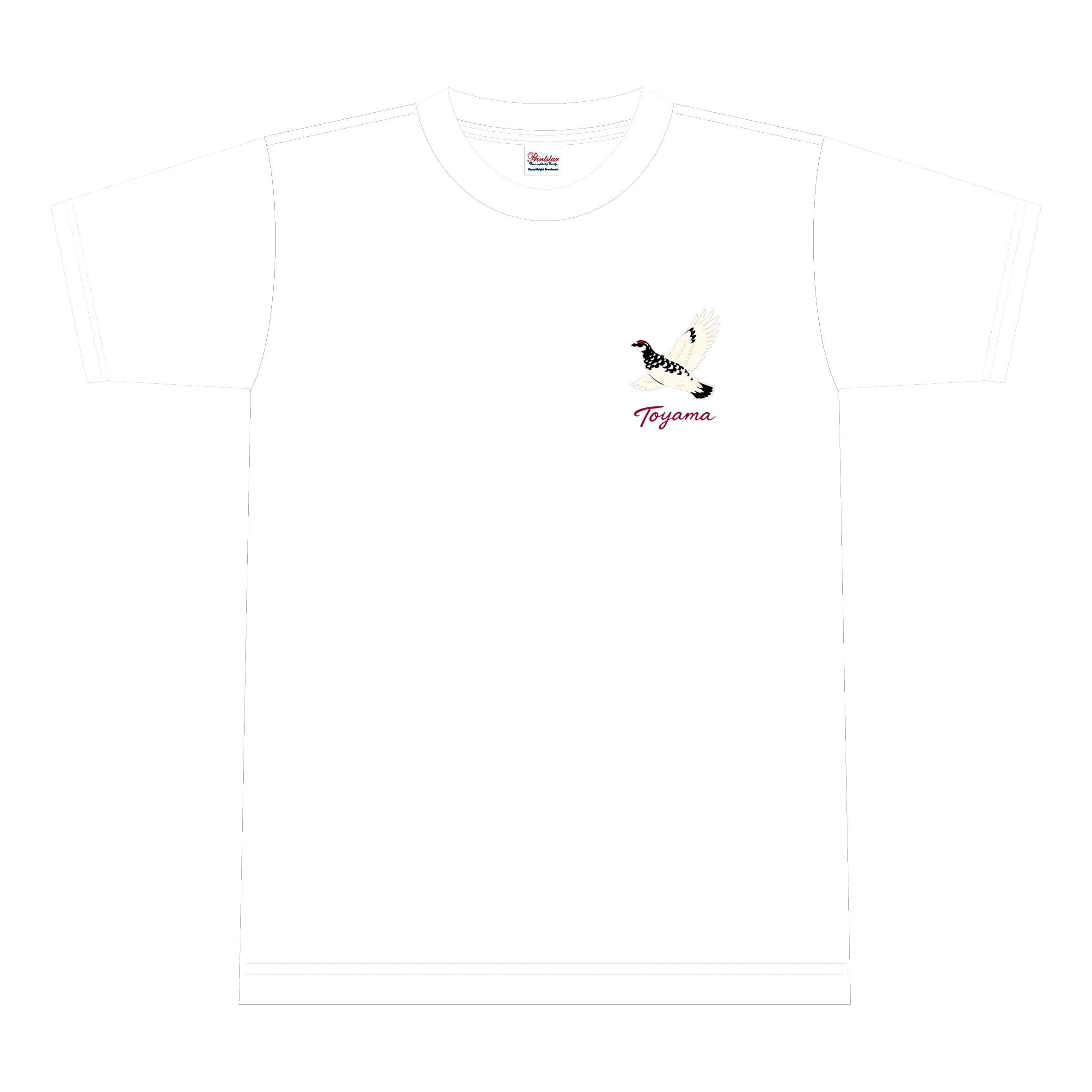 【富山県】トヤジャン Tシャツ "TOYAMA MAP"【スカジャン風】