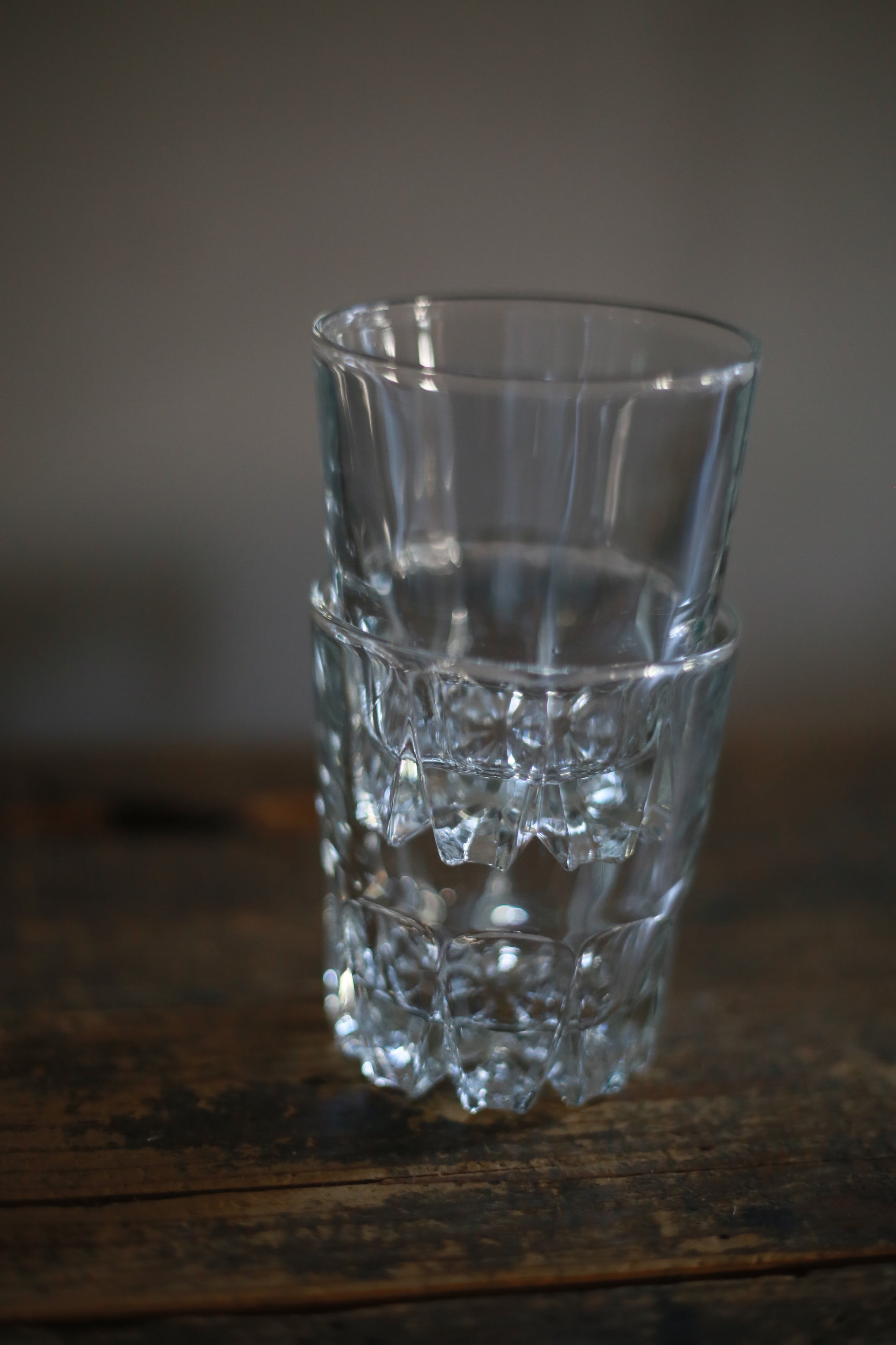 古いベルギーのロックグラス