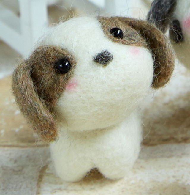 かわいい犬のお友だち フェルトマスコット手作りキット ゴールデンレトリバー ダルメシアン シーズー 羊毛フェルトで作る愛犬のぬいぐるみ 自由研究 ウェルカムドール 幸せデリバリー ギフト 結婚式アイテム 手芸用品の通販