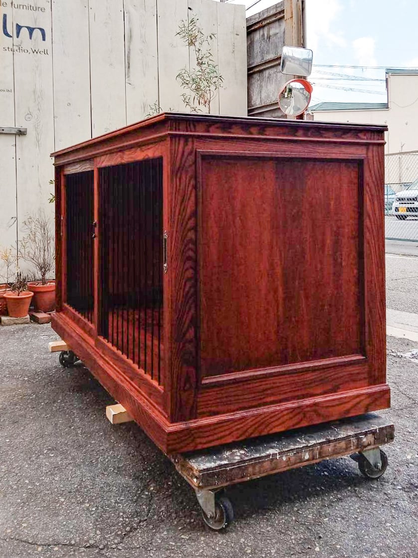 オーダーメイドドッグゲージ 1方柵・室内用犬小屋 （おしゃれな室内用