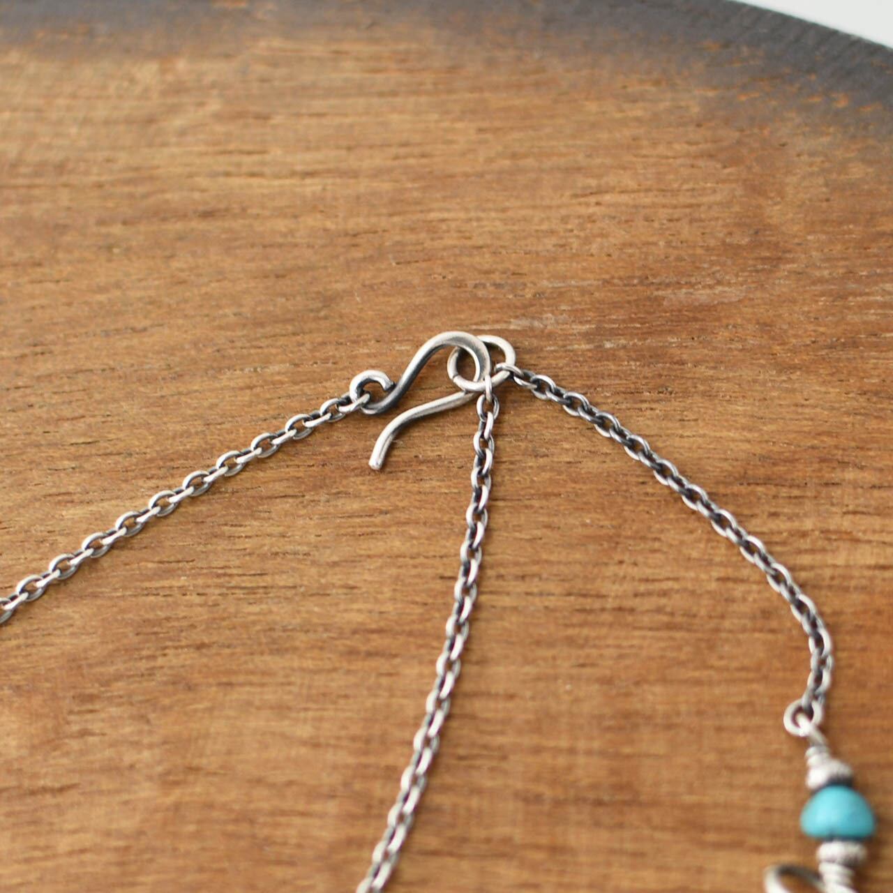 ターコイズ　ネックレス Sunku 39 [サンク] Square Turquoise Necklace [SK-182] スクエア