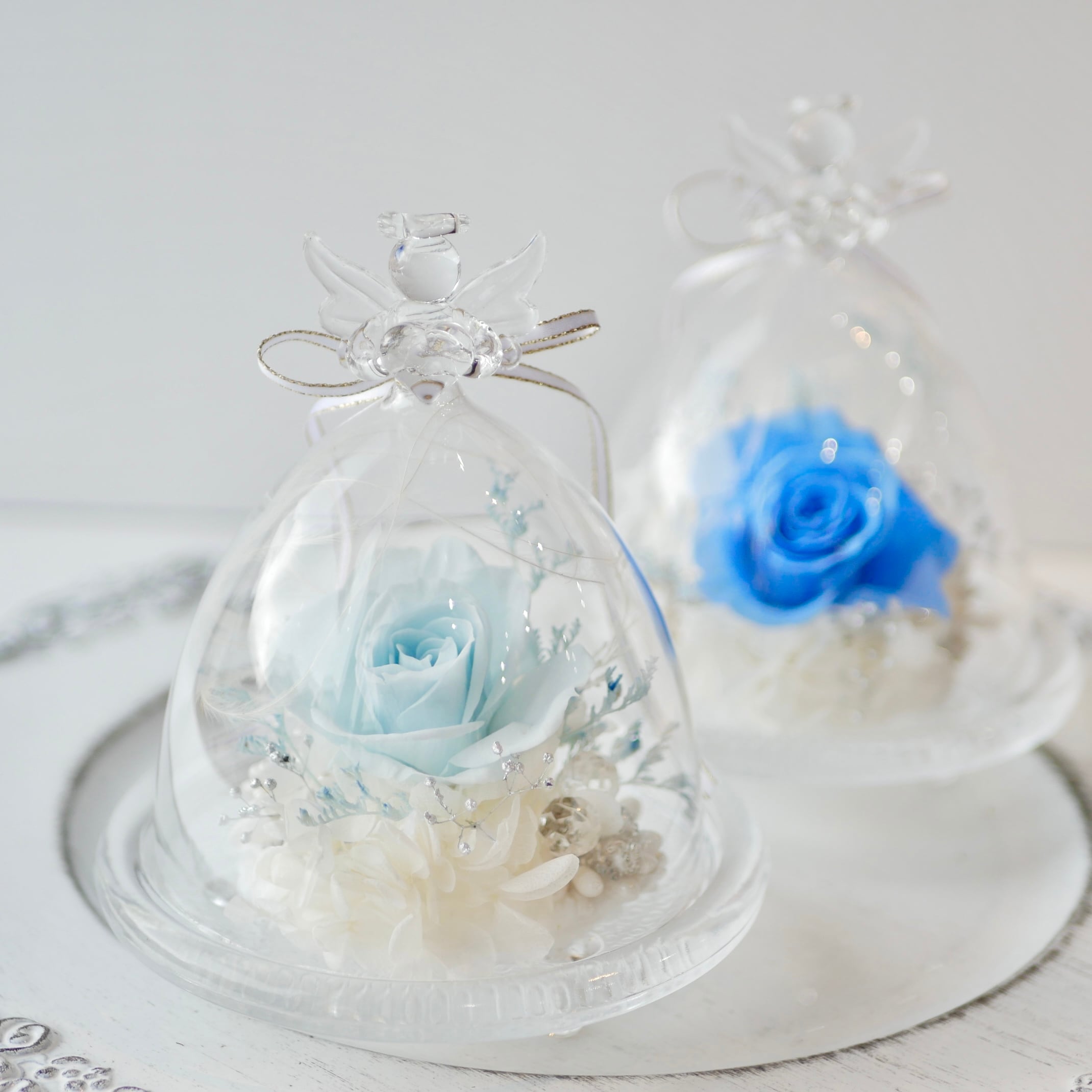 リニューアル!ガラスドーム 天使のお花「 hal」