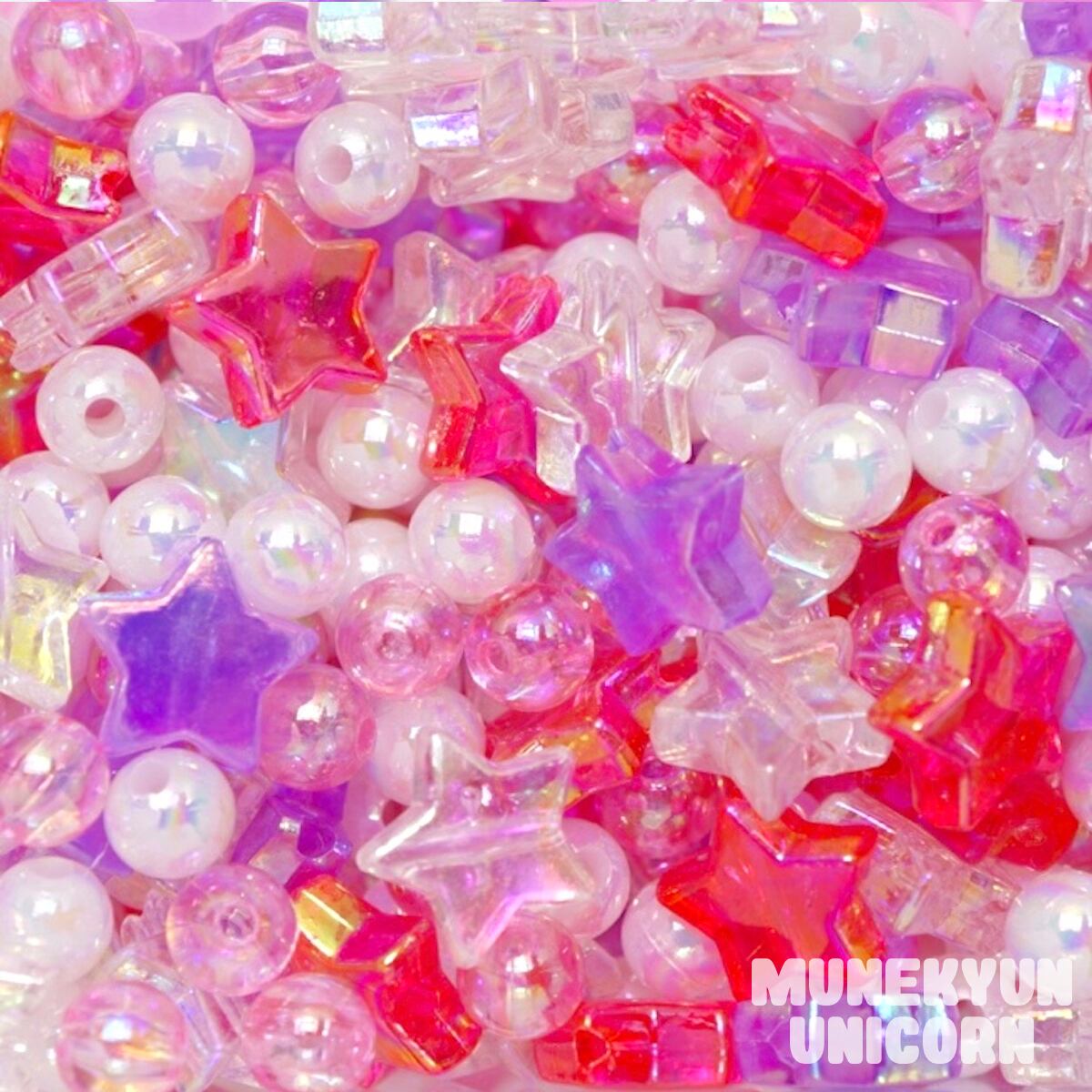 ビーズ 385【20g】オリジナル ミックス ビーズ <スターベリー> | デコパーツと