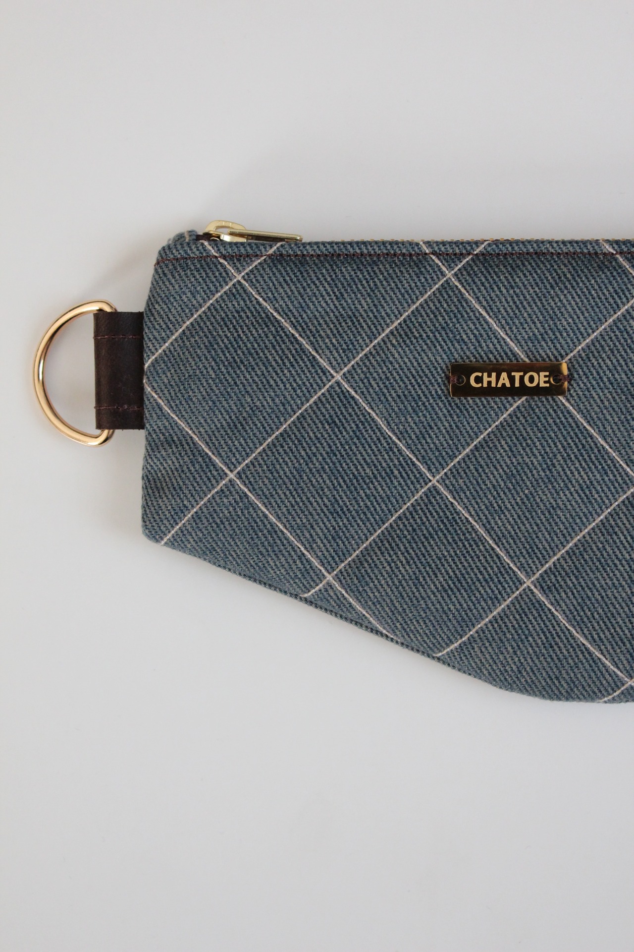 cowboy denim quilting×leather M | CHATOE