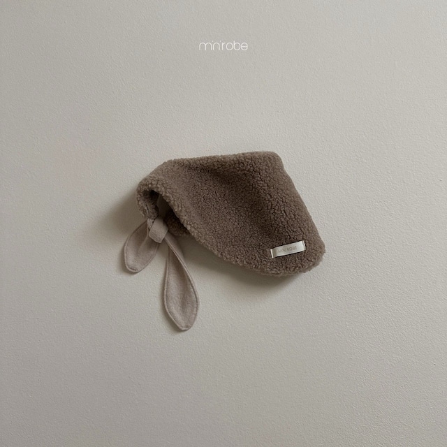 即納 LAST 1 - beige / poodle scarf [ minirobe ]